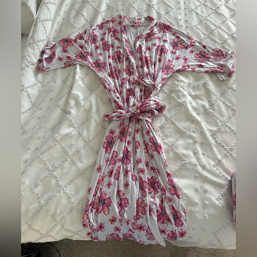 Coco moon bamboo Matching mommy and daughter hospital gown and outfit set
